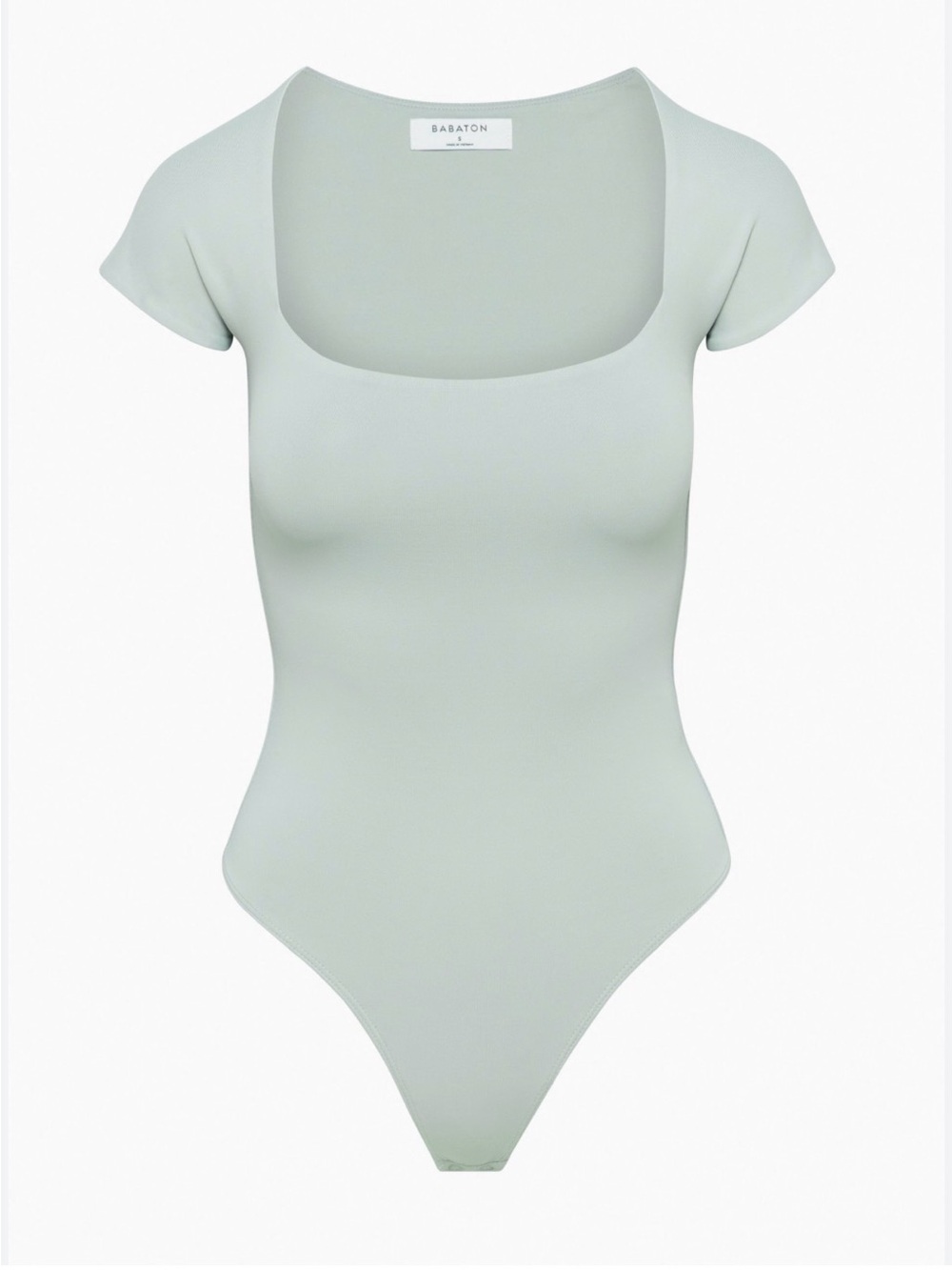 Aritzia Ribbed Scoop Neck Bodysuit - Sage, size small